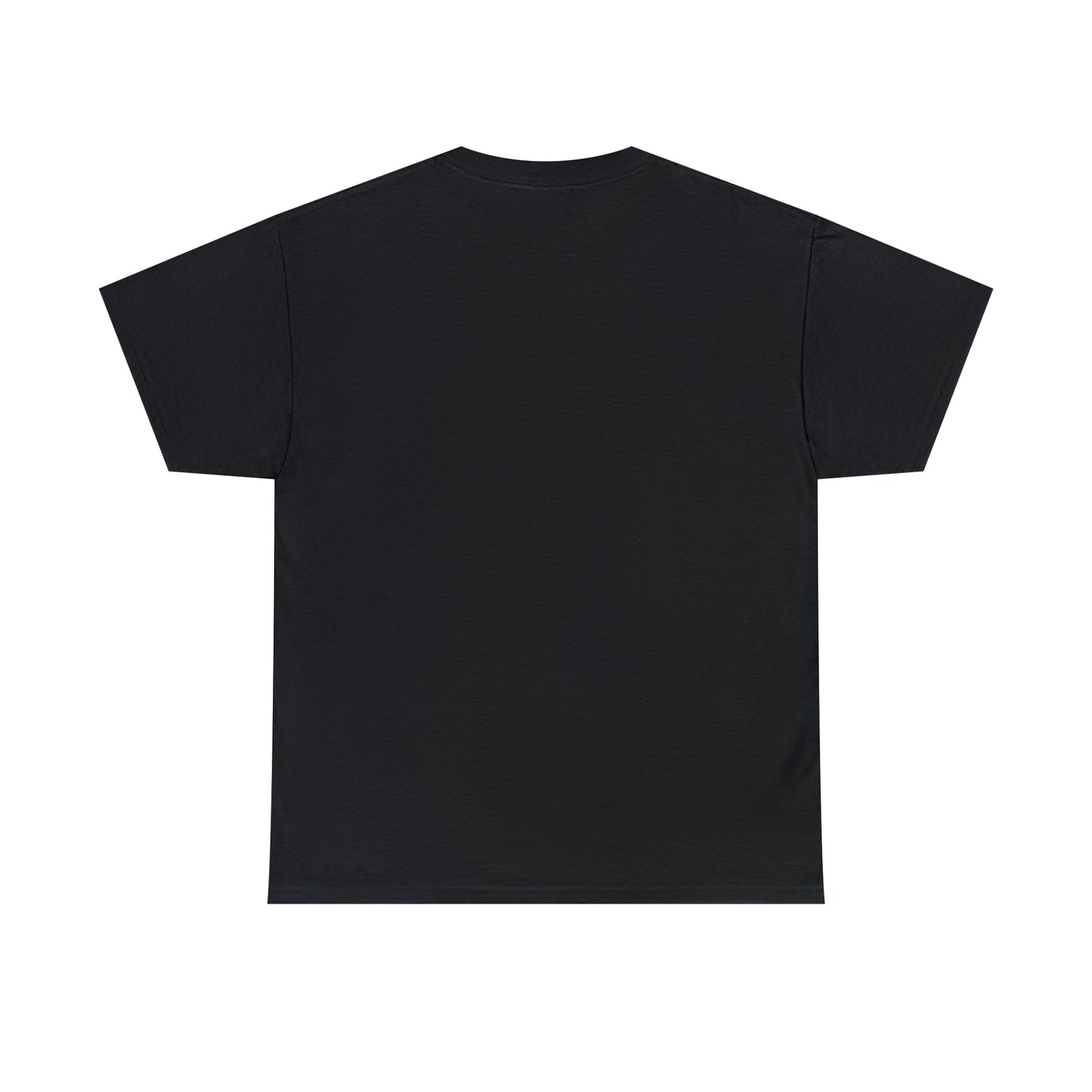 Halloween Black Cat Custom T-Shirt (Black/Navy)