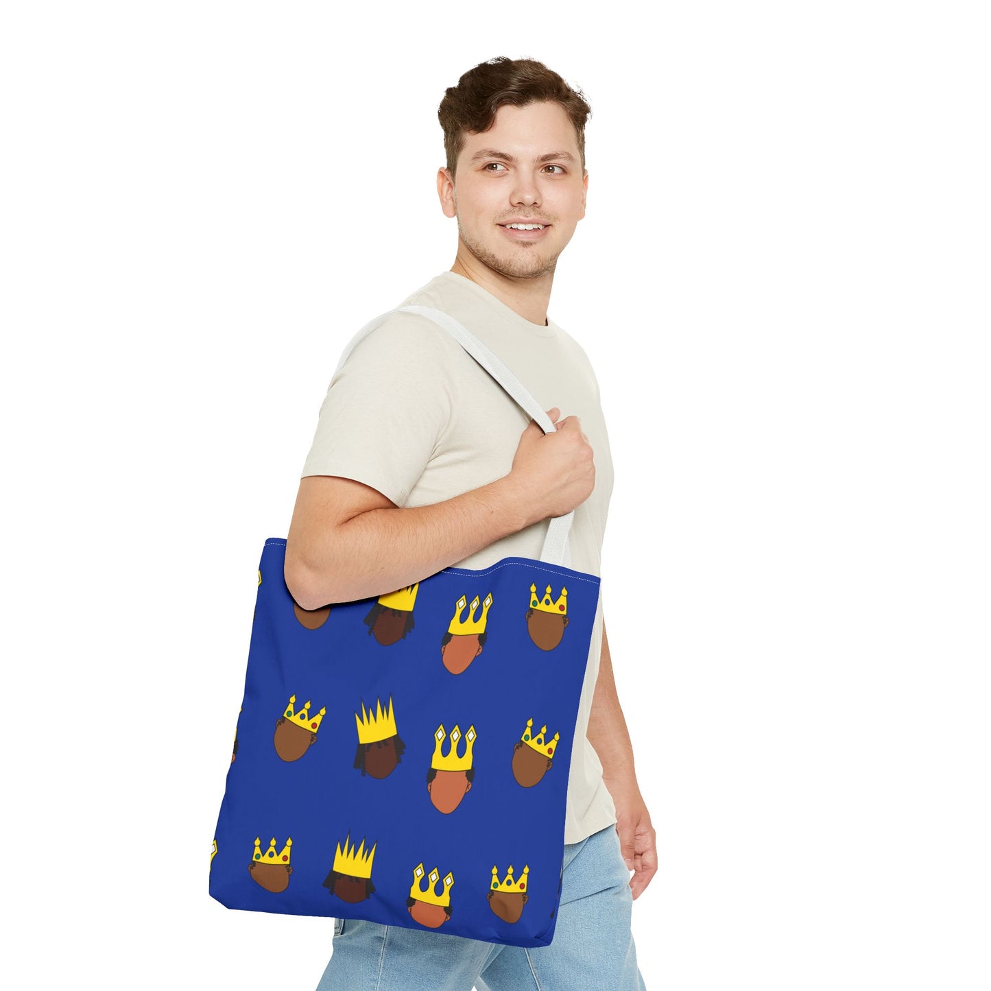 Black Kings Small Print Tote Bag