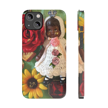 Black Girl Magic Slim Phone Case iPhone 14