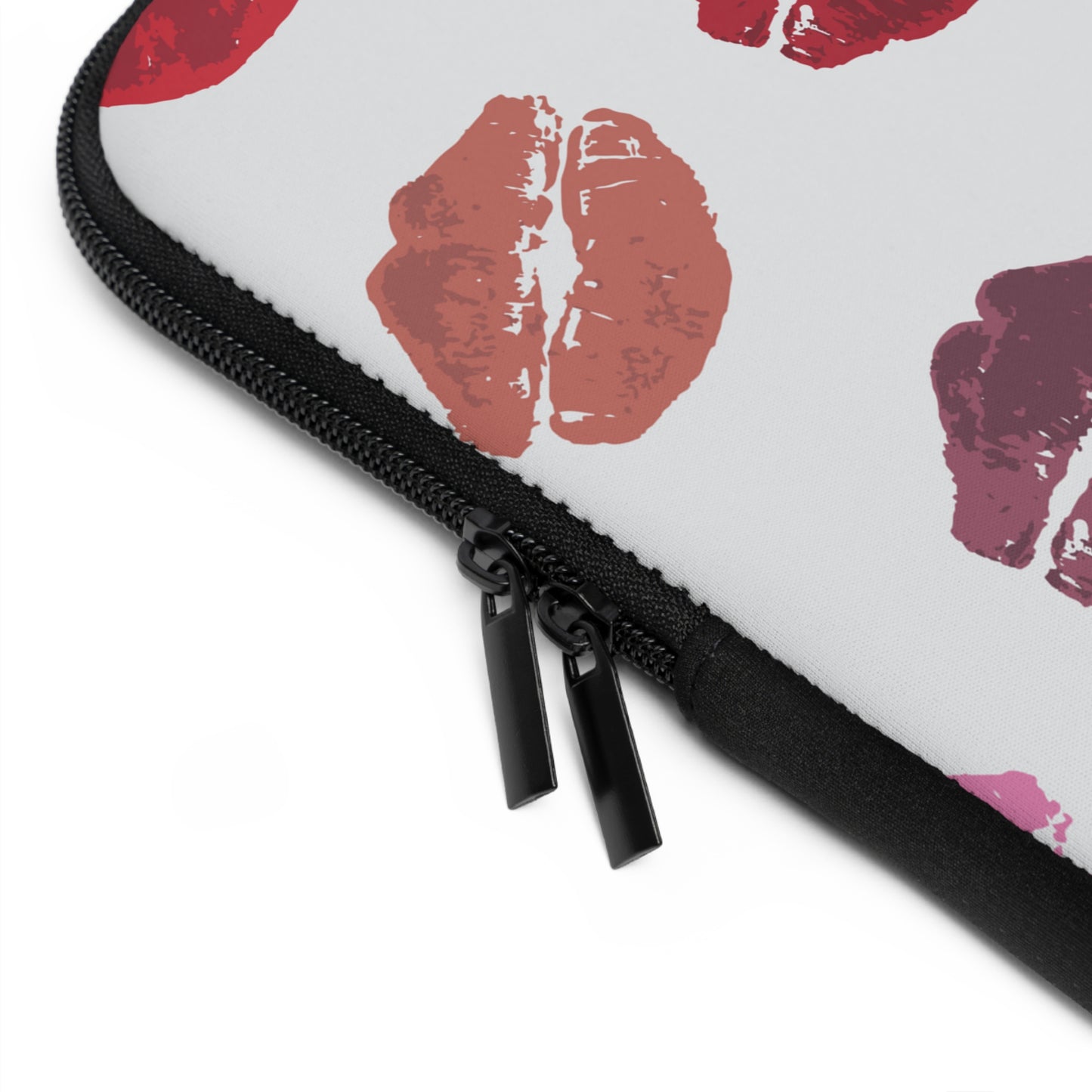 Kisses from the Misses Lipstick-Print Laptop Case/Sleeve