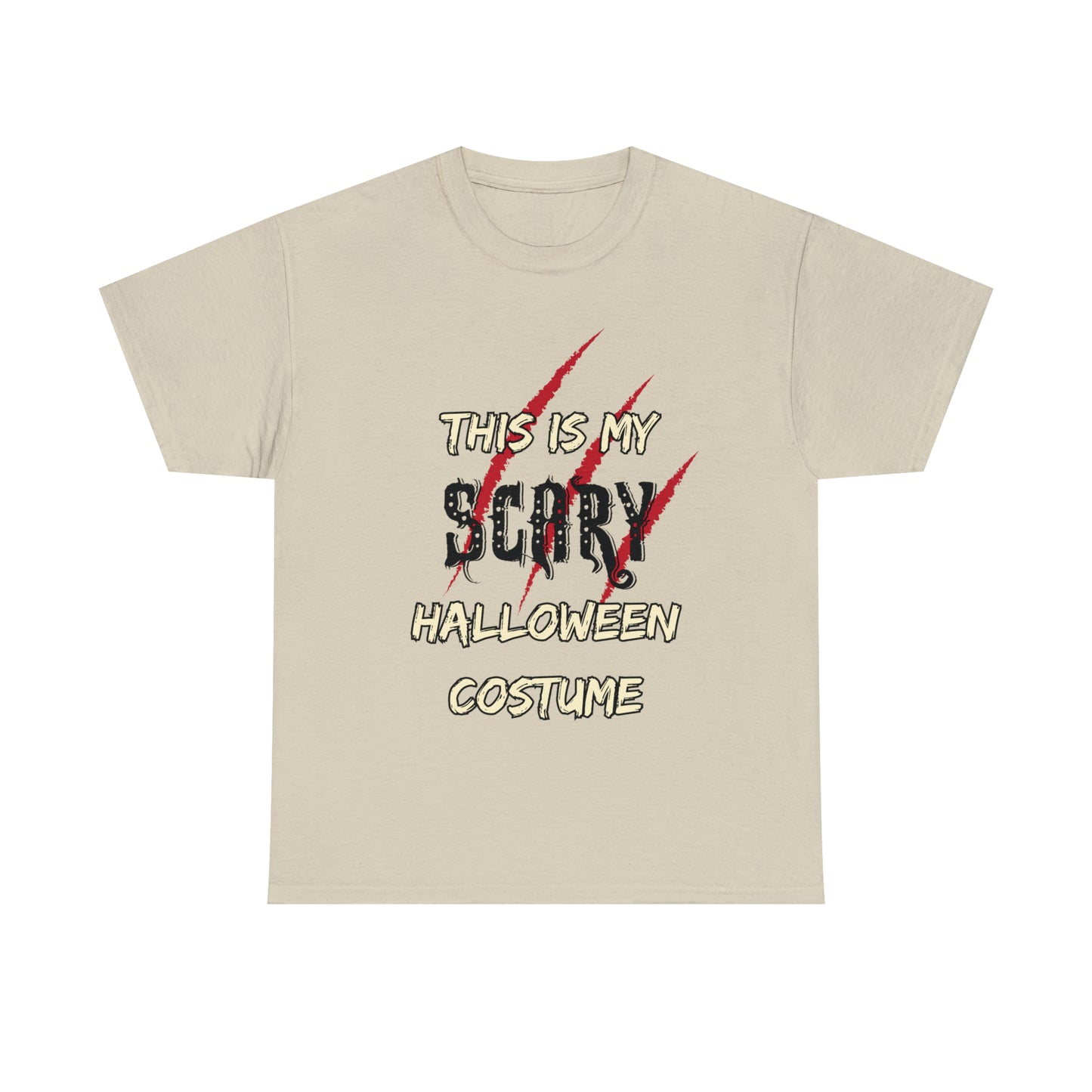 This is My Scary Halloween Costume Custom T-Shirt (Multiple Colors)