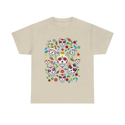 Day of the Dead Sugar Skulls Custom T-Shirt (Multiple Colors)