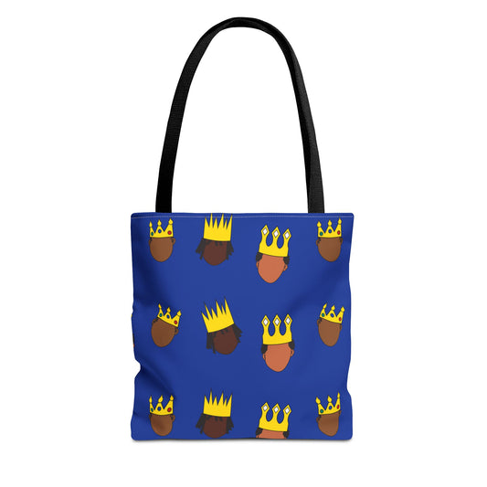 Black Kings Small Print Tote Bag