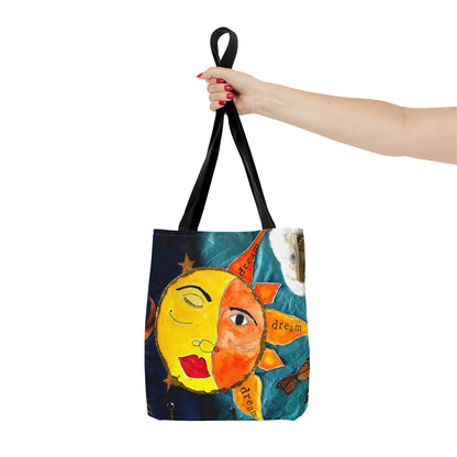 Celestial Circus Sun/Moon Shopping Tote Bag