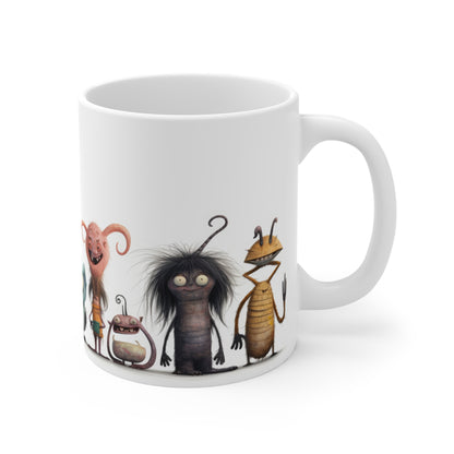 Halloween Monsters Mug 11oz