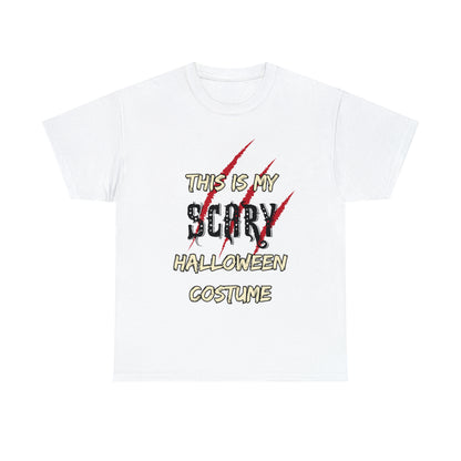 This is My Scary Halloween Costume Custom T-Shirt (Multiple Colors)