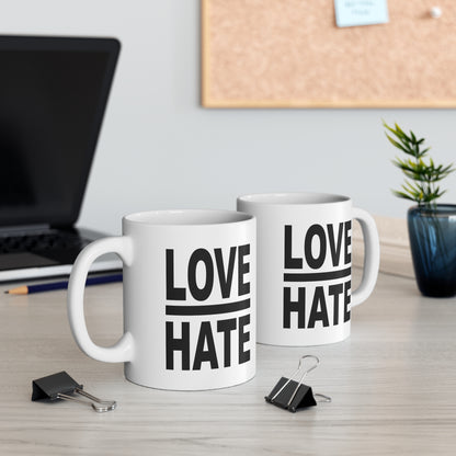 Love Over Hate Mug 11oz