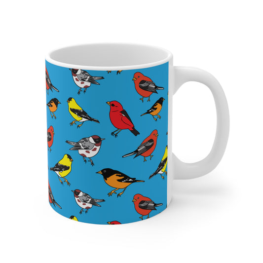 Birds-Print Custom 11 oz Coffee/Tea Mug