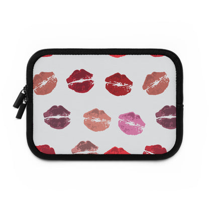 Kisses from the Misses Lipstick-Print Laptop Case/Sleeve