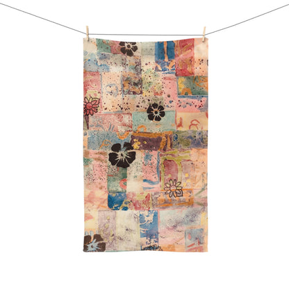 Abstract Flowers Hand Towel