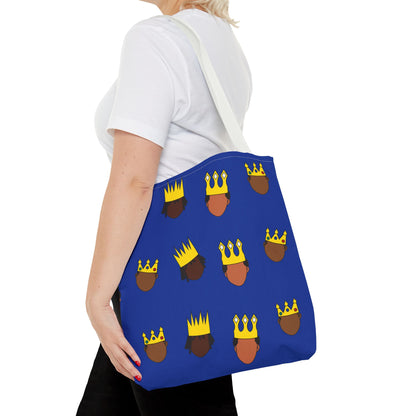 Black Kings Small Print Tote Bag