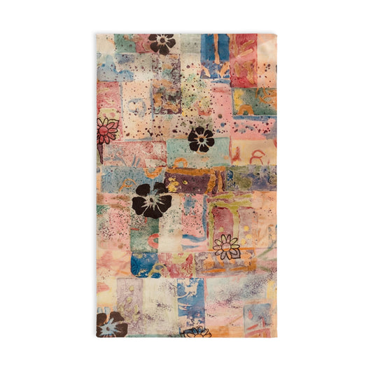 Abstract Flowers Hand Towel