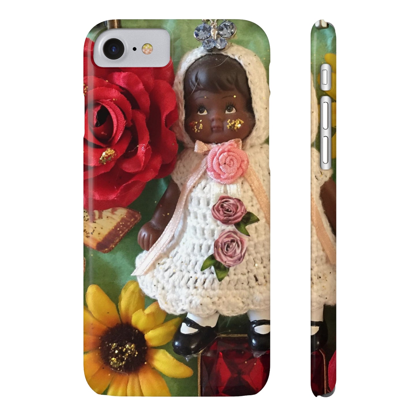 Black Girl Magic Slim Phone Case iPhone 7 or iPhone 8