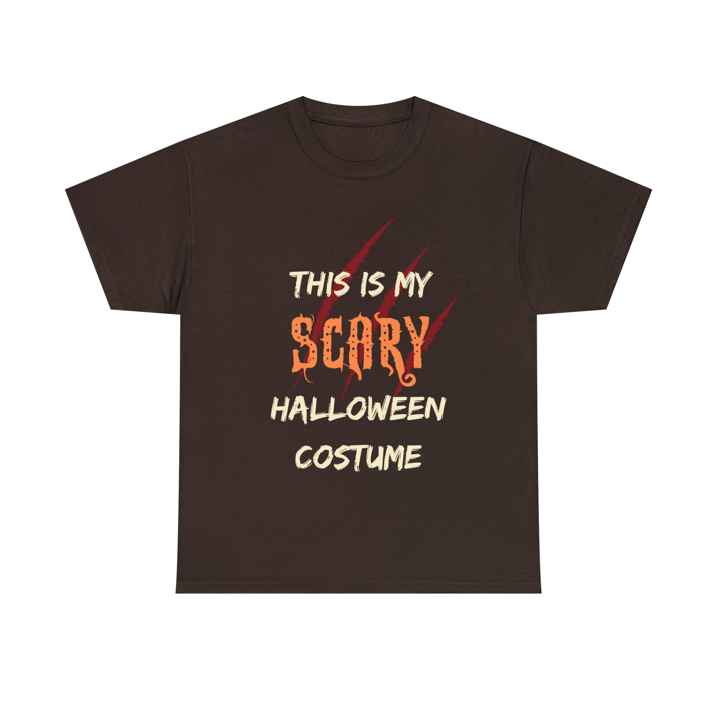 This is My Scary Halloween Costume Custom T-Shirt (Multiple Colors)