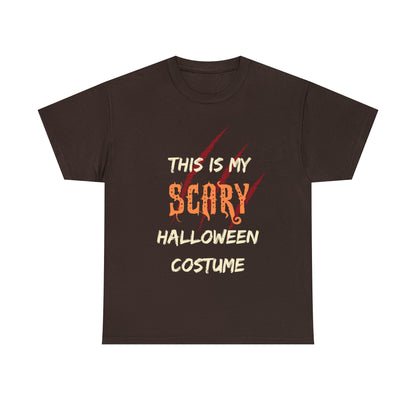 This is My Scary Halloween Costume Custom T-Shirt (Multiple Colors)