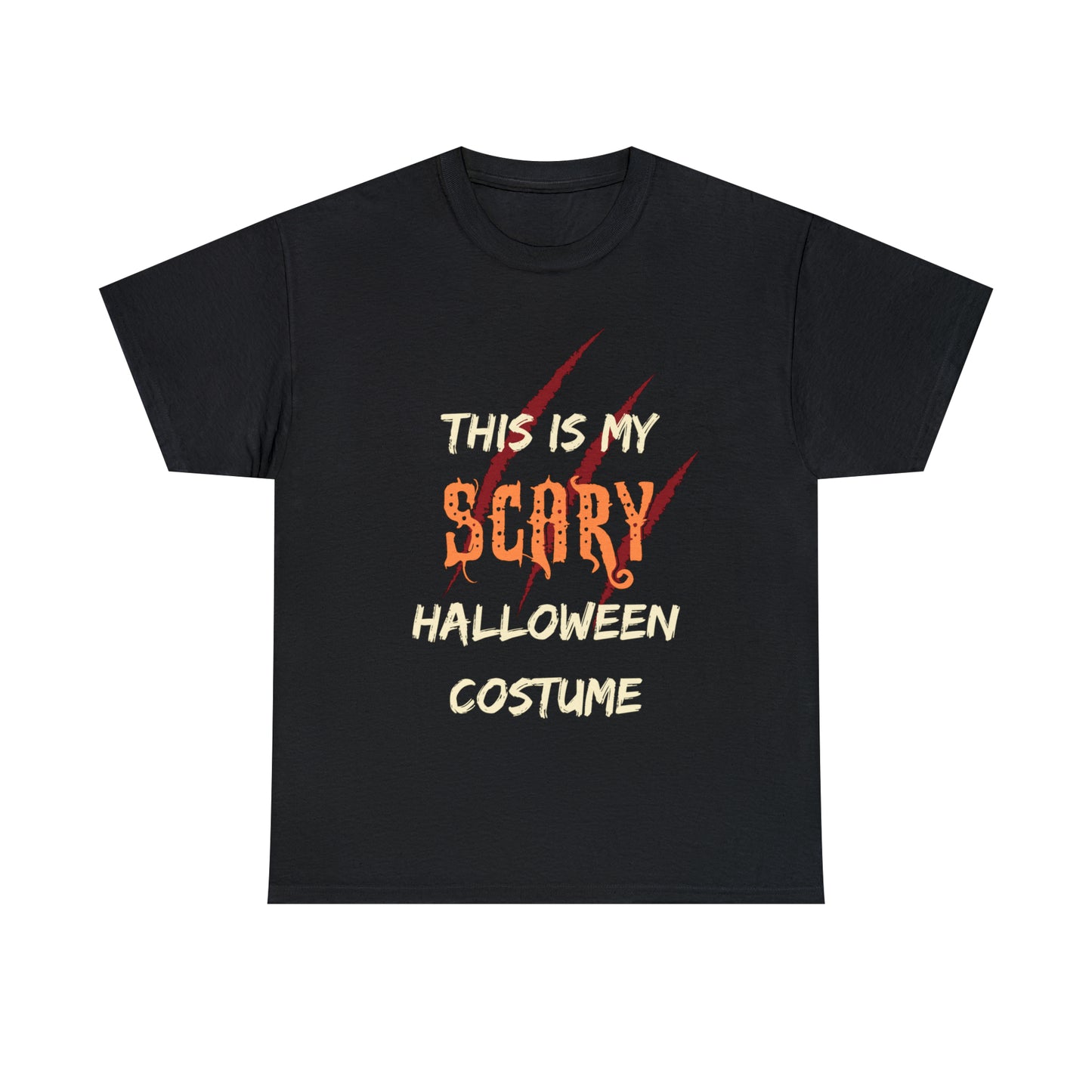 This is My Scary Halloween Costume Custom T-Shirt (Multiple Colors)