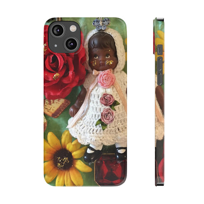 Black Girl Magic Slim Phone Case iPhone 14 Plus