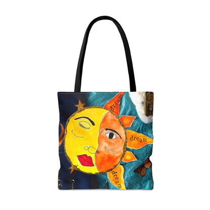 Celestial Circus Sun/Moon Shopping Tote Bag