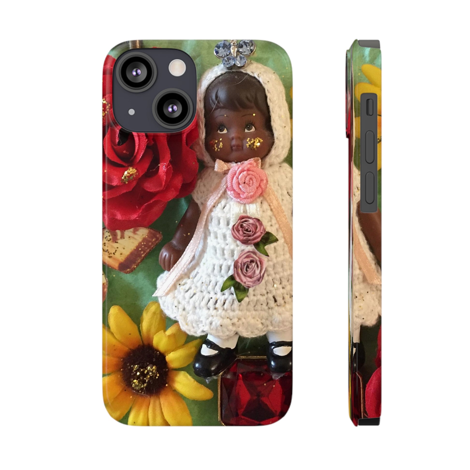 Black Girl Magic Slim Phone Case iPhone 13 Mini