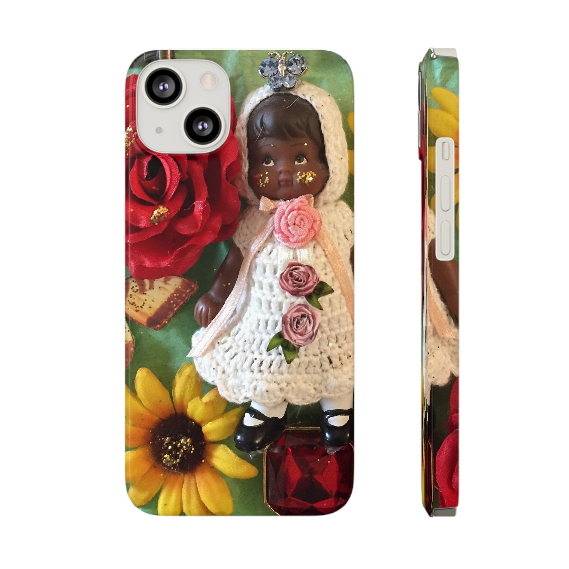 Black Girl Magic Slim Phone Case iPhone 13