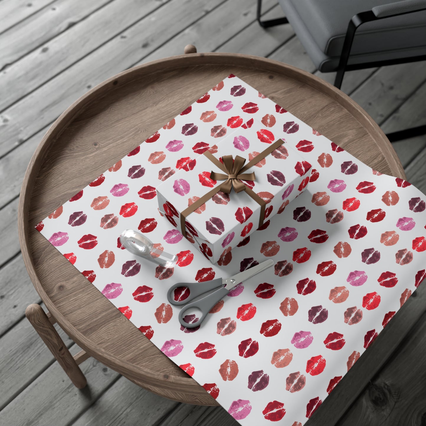 Kisses from the Misses 30X20 Matte Wrapping Paper