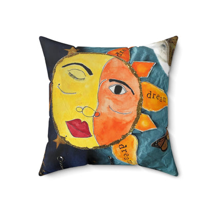 Celestial Circus Square Throw Pillow