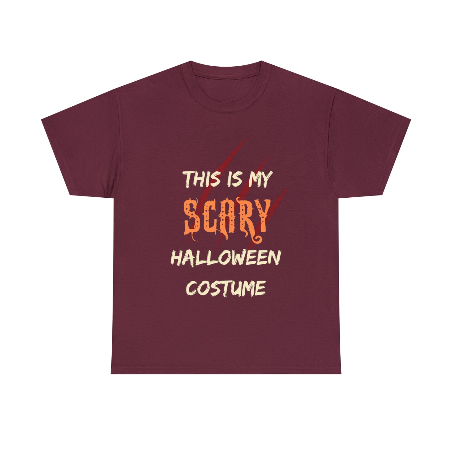 This is My Scary Halloween Costume Custom T-Shirt (Multiple Colors)