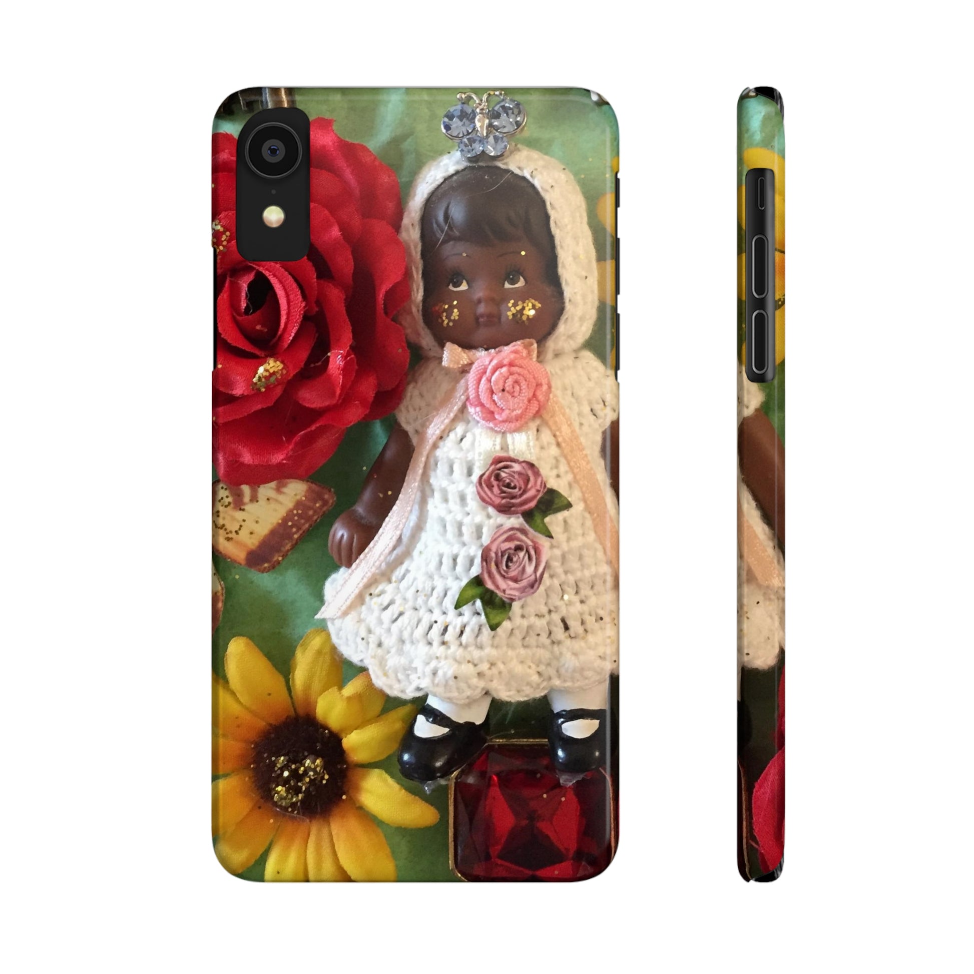 Black Girl Magic Slim Phone Case iPhone XR