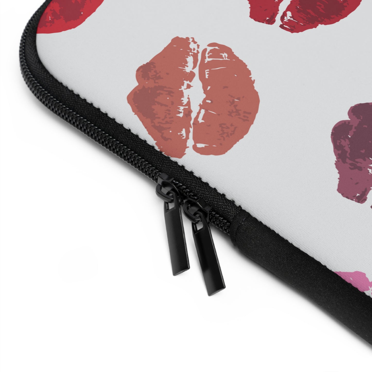 Kisses from the Misses Lipstick-Print Laptop Case/Sleeve