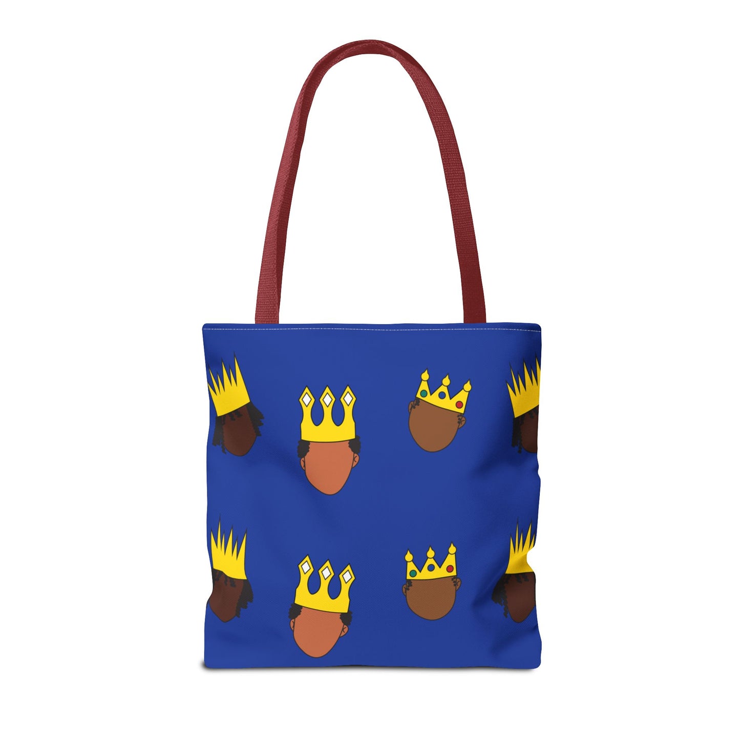 Black Kings Large-Print Canvas Tote Bag