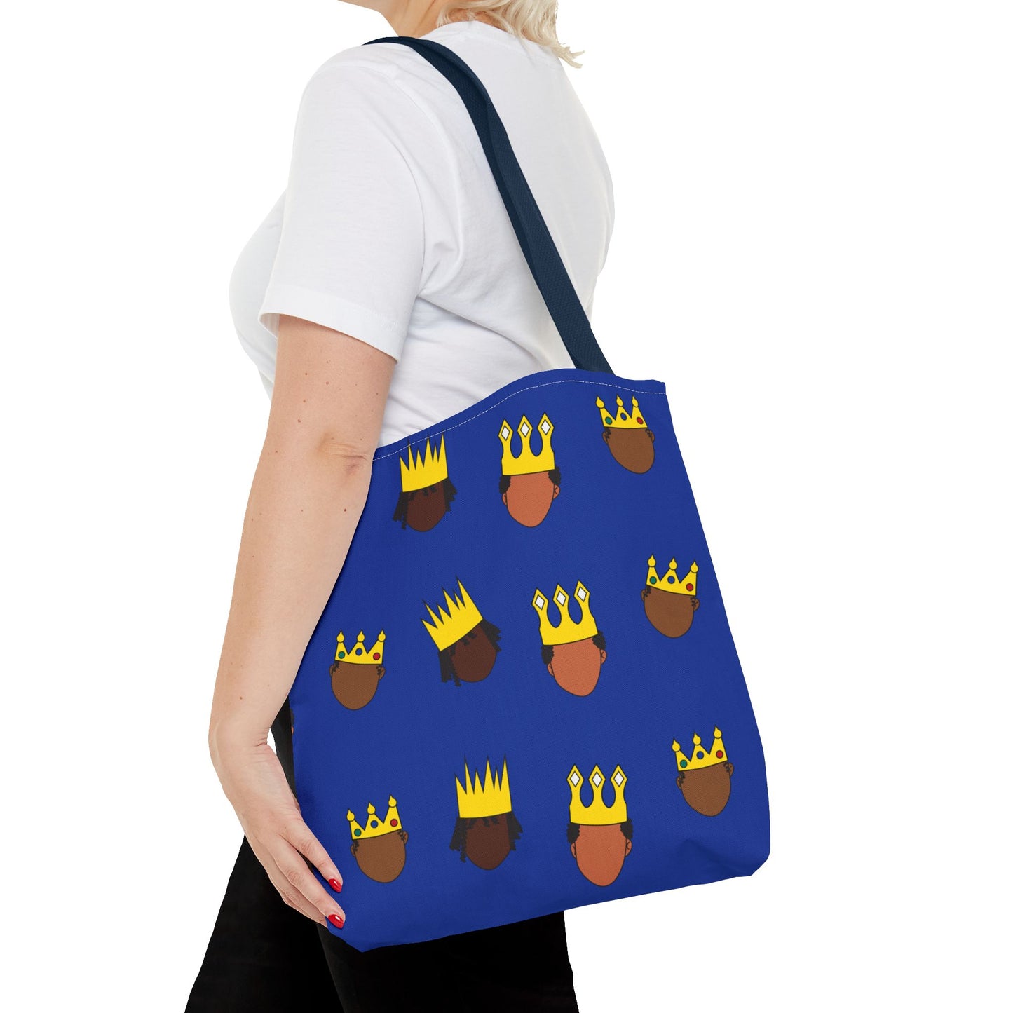 Black Kings Small Print Tote Bag