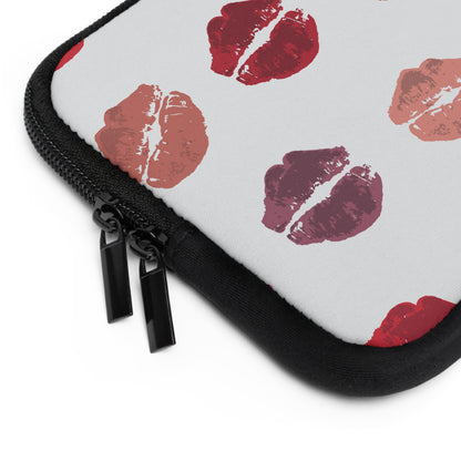 Kisses from the Misses Lipstick-Print Laptop Case/Sleeve