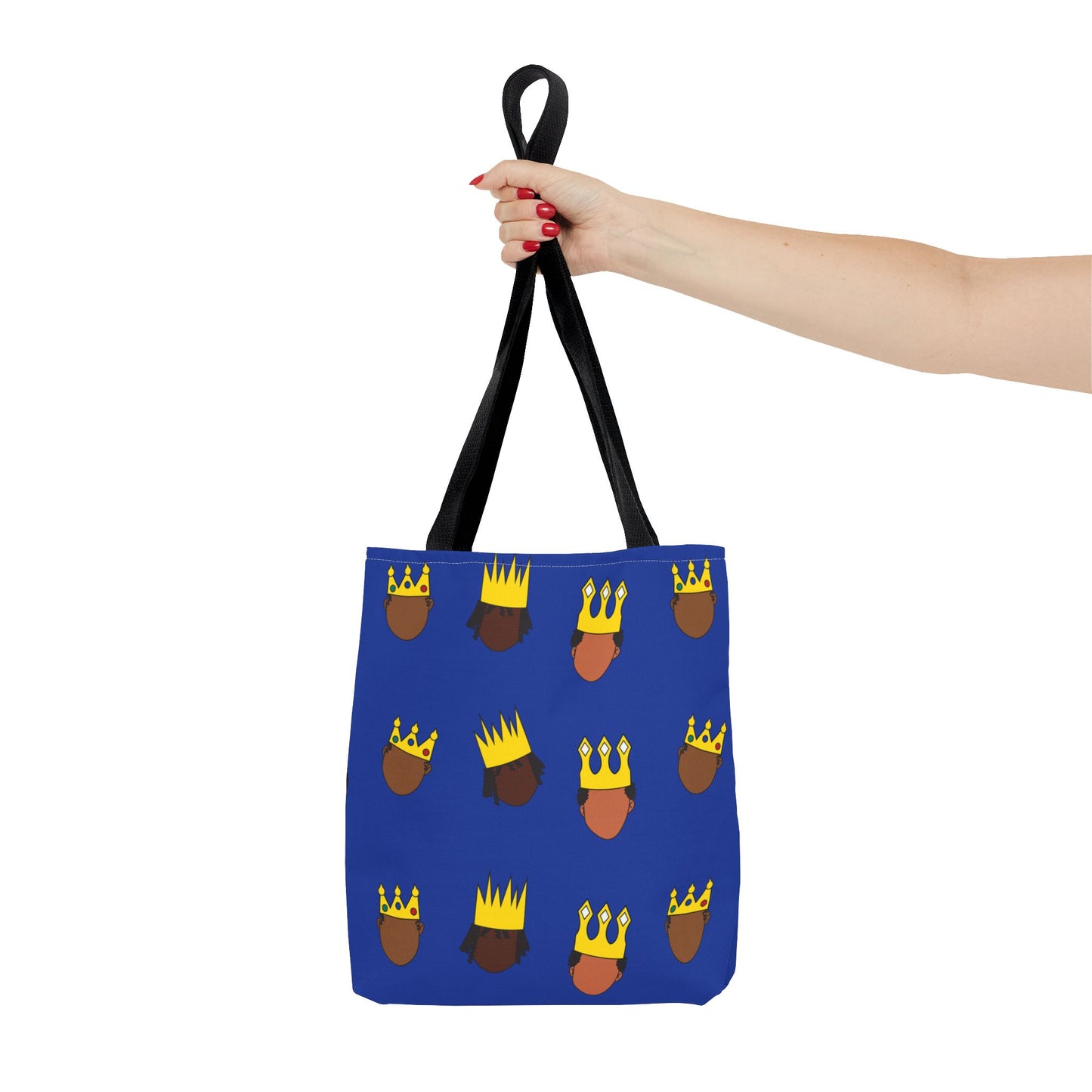 Black Kings Small Print Tote Bag