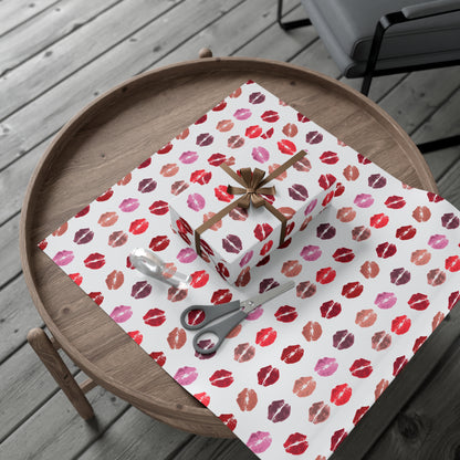 Kisses from the Misses 30X20 Satin Wrapping Paper