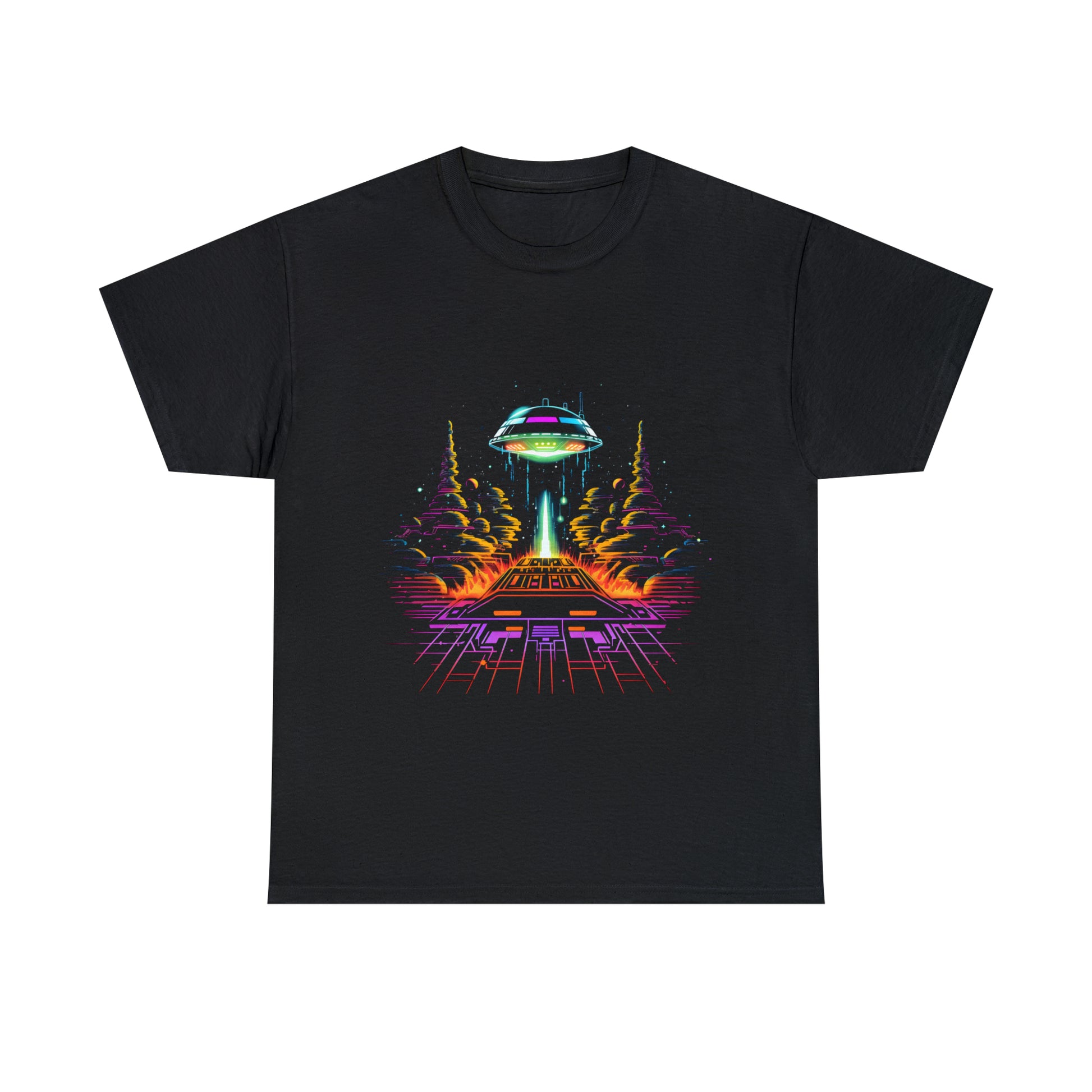 Invaders custom black T-Shirt front