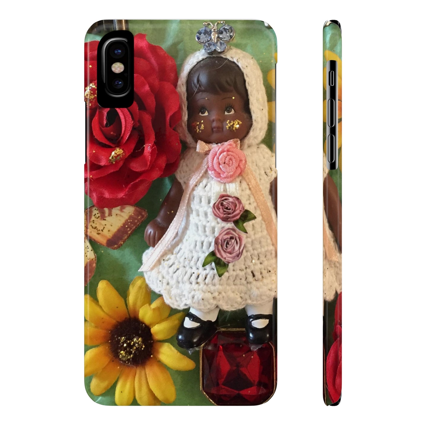 Black Girl Magic Slim Phone Case iPhone X