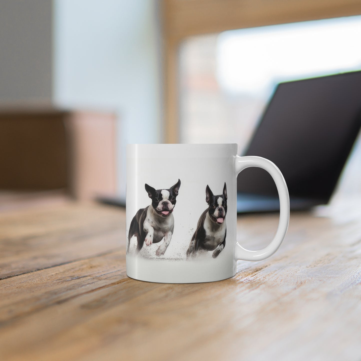 Boston Terrier Gang Coffee/Tea 11 oz Mug