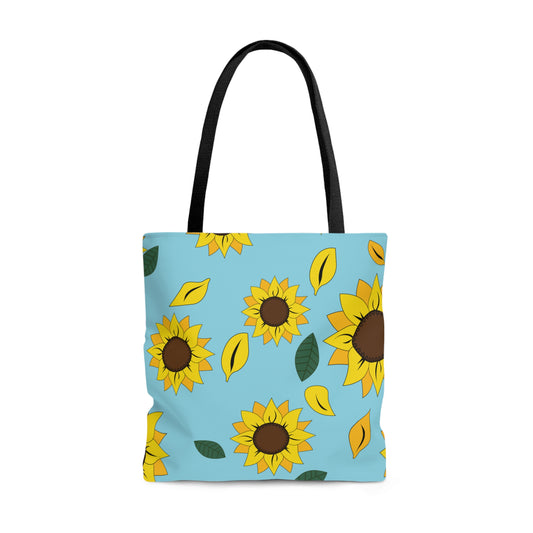 Sunflower patterned Tote Bag