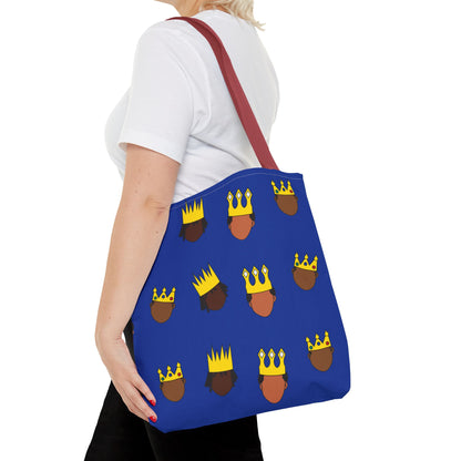 Black Kings Small Print Tote Bag