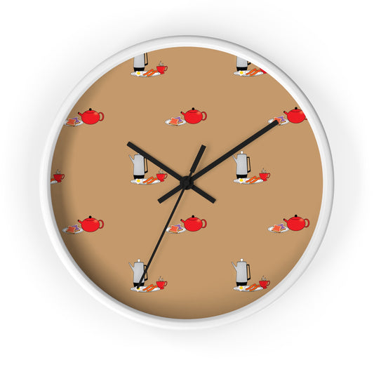 Breakfast is Ready Round Kitchen Wall Clock