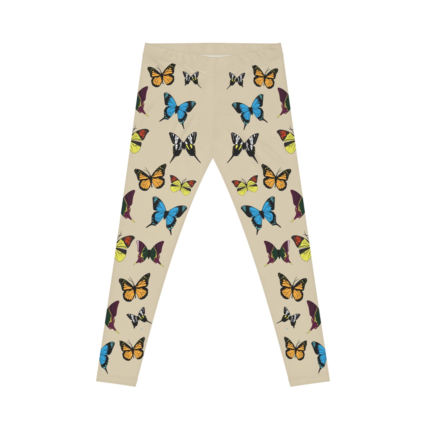 Butterfly Patterned Leggings front