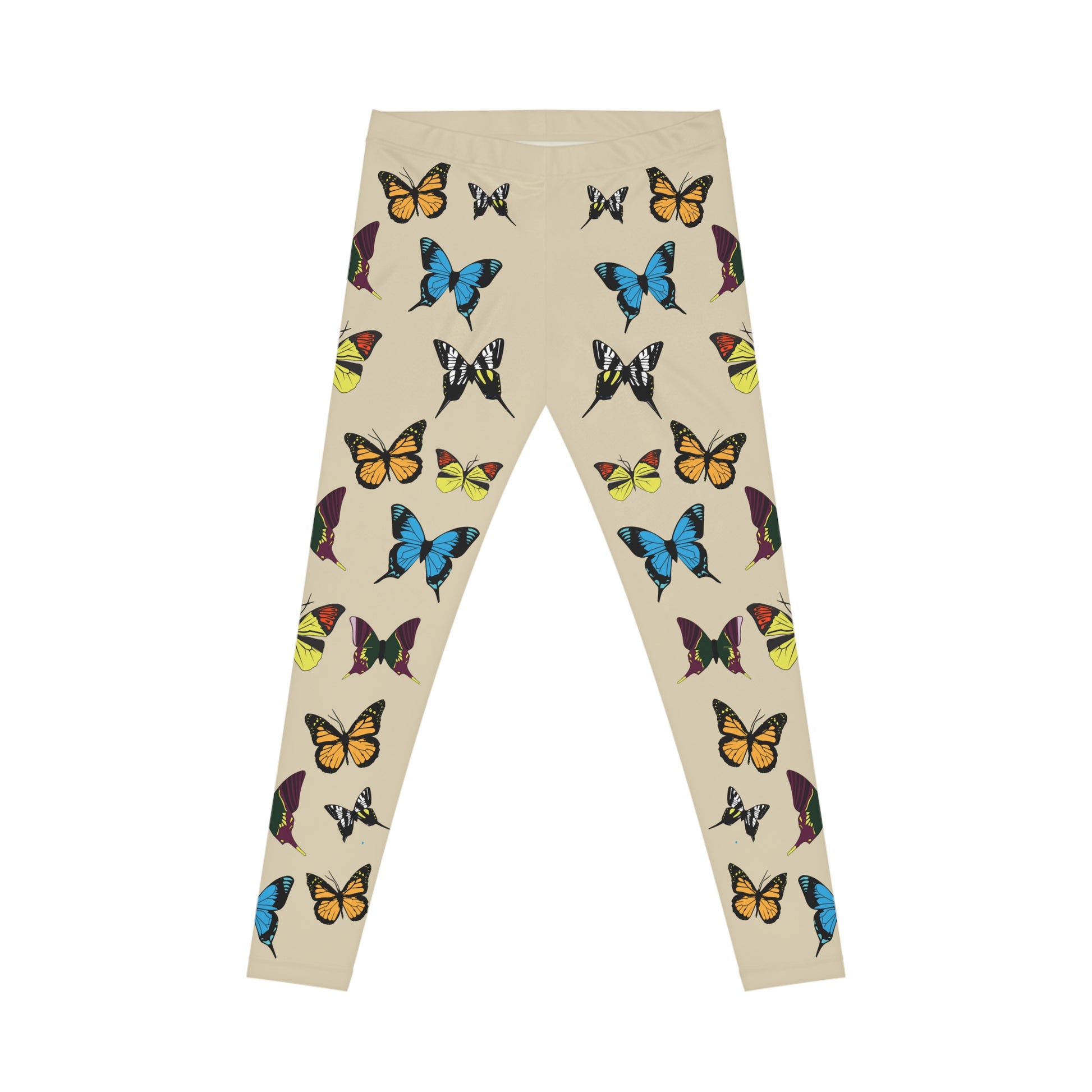 Butterfly Patterned Leggings front