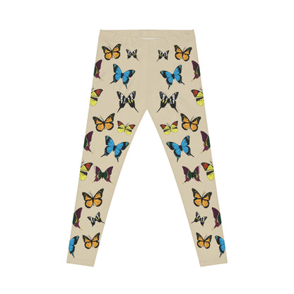 Butterfly Patterned Leggings front