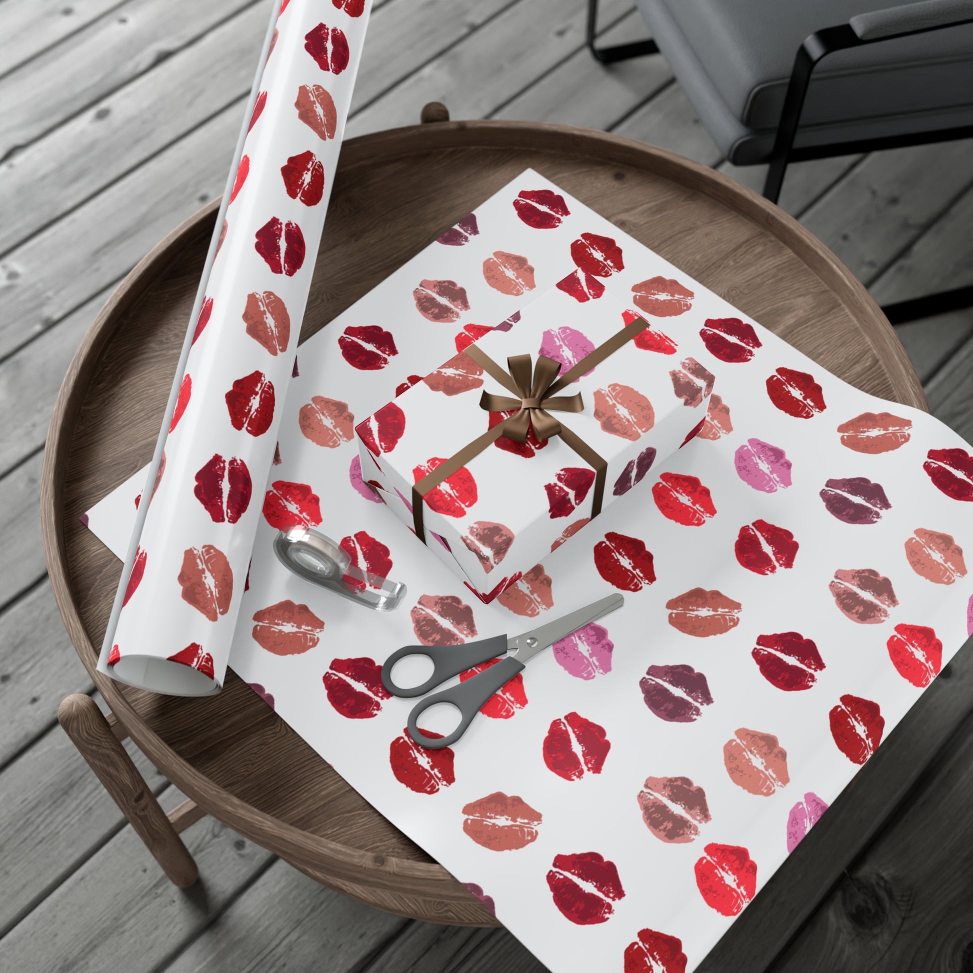 Kisses from the Misses 30X72 Satin Wrapping Paper