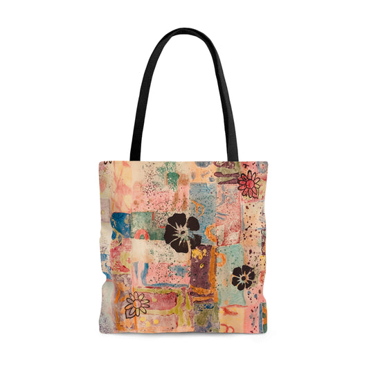 Abstract Flowers Tote Bag