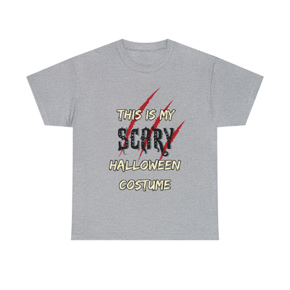 This is My Scary Halloween Costume Custom T-Shirt (Multiple Colors)