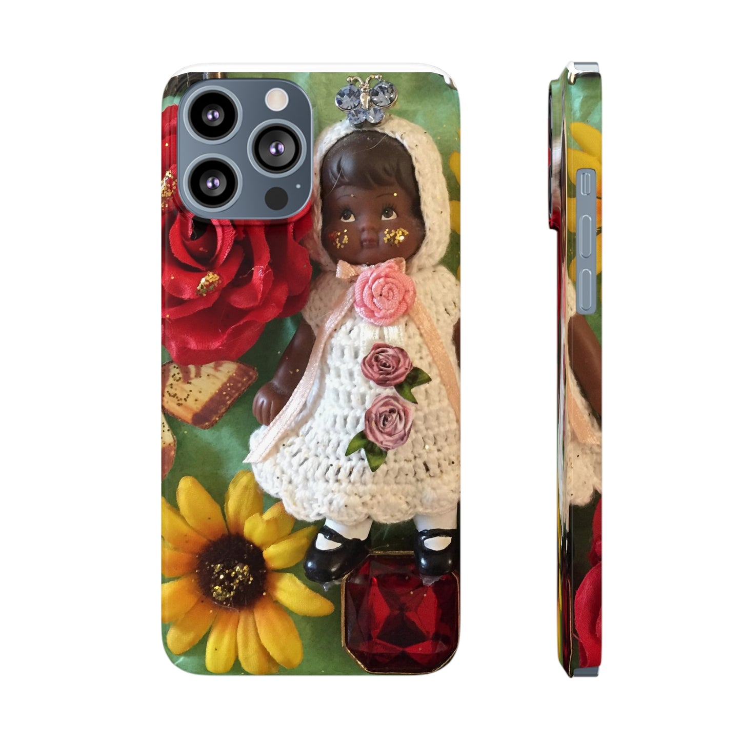 Black Girl Magic Slim Phone Case iPhone 12 Mini