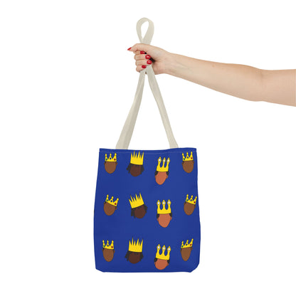 Black Kings Small Print Tote Bag