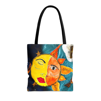 Celestial Circus Sun/Moon Shopping Tote Bag