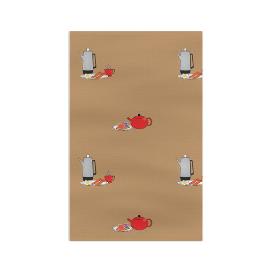 Breakfast Is Ready Microfiber Kitchen Tea Hand Towel